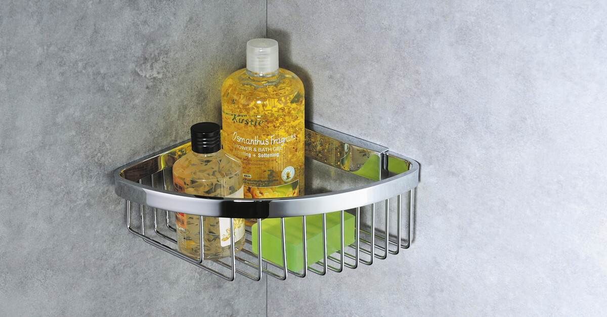 Bathroom Corner Baskets and Wired Storage QS Supplies