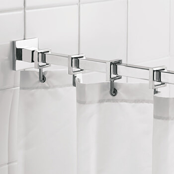 Bath and Shower Curtain Rails