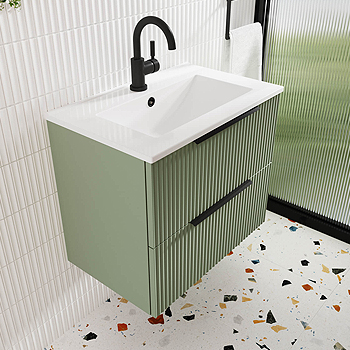 Fluted Vanity Units