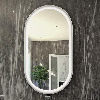 Chrome Framed LED Mirrors