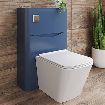 Blue Back-To-Wall WC Units