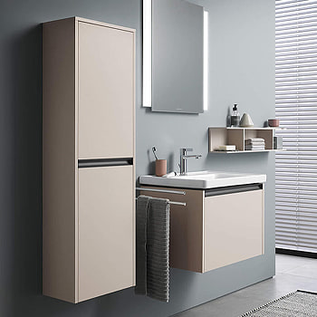 Beige Bathroom Cabinets