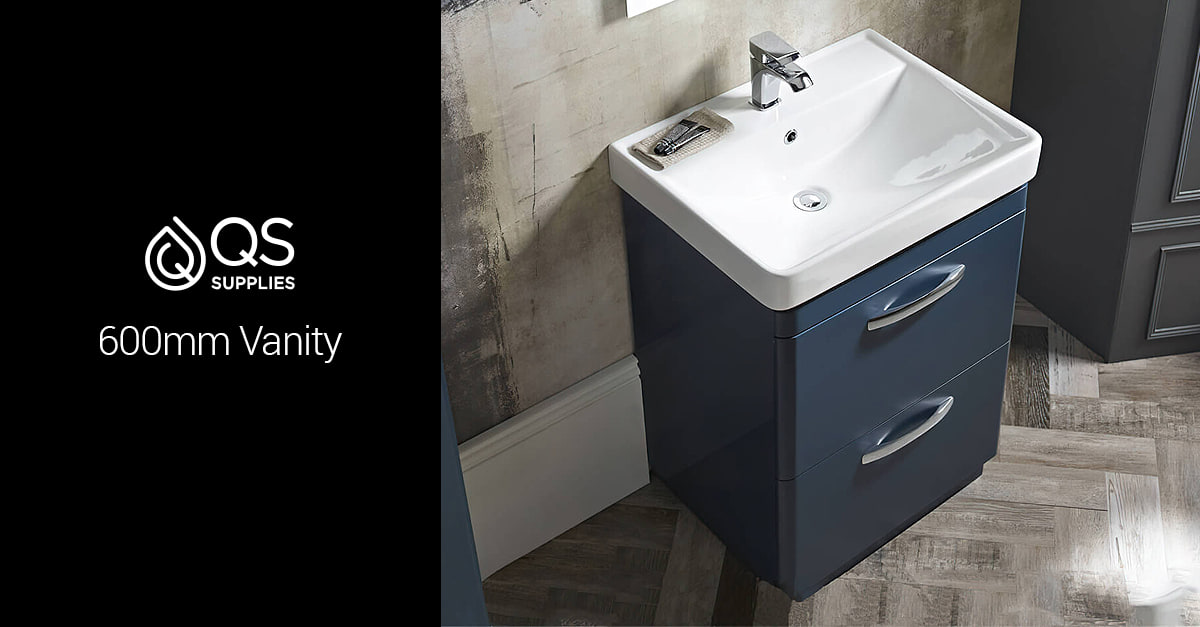 Width(mm): 600 Vanity Units - QS Supplies